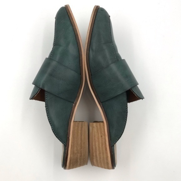 Mi.iM Teal Joanne Maybe It’s Meant To Be Mules With Ankle Laces Womens size 6 - Picture 7 of 12